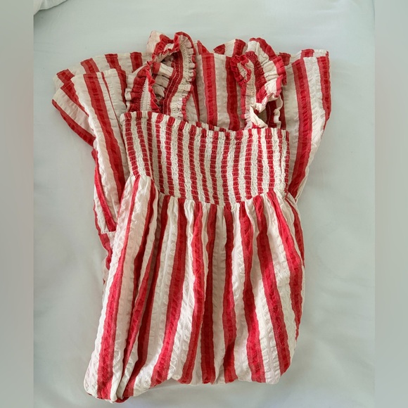 Nobody's Child Maya Maxi Dress in Red and White - Picture 4 of 4